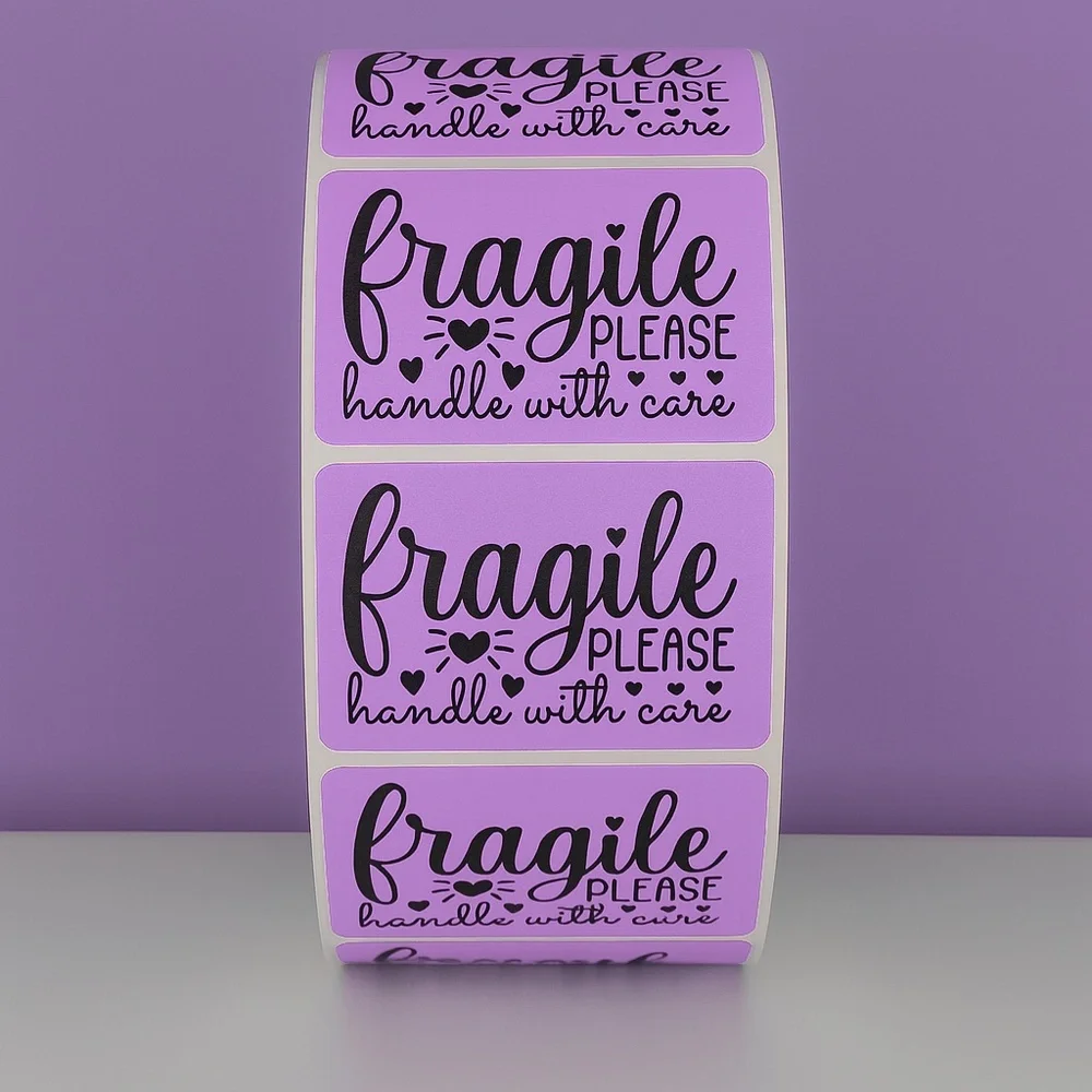 Fragile Handle With Care Stickers Shipping Labels for Packages, Mailing,Packing